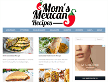 Tablet Screenshot of moms-mexican-recipes.com